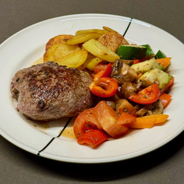 Fall traybake with roasted vegetables